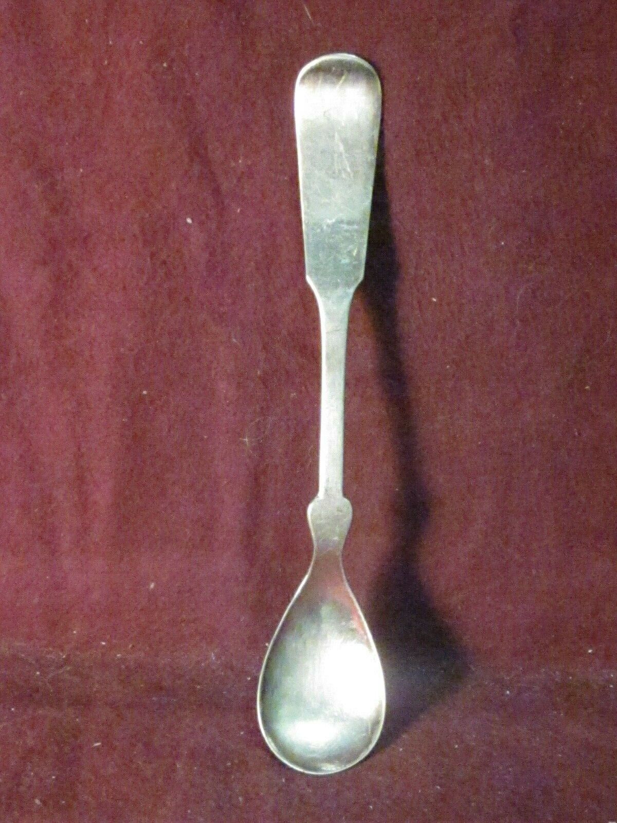 18th Century Coin Silver C. Parker Serving Spoon