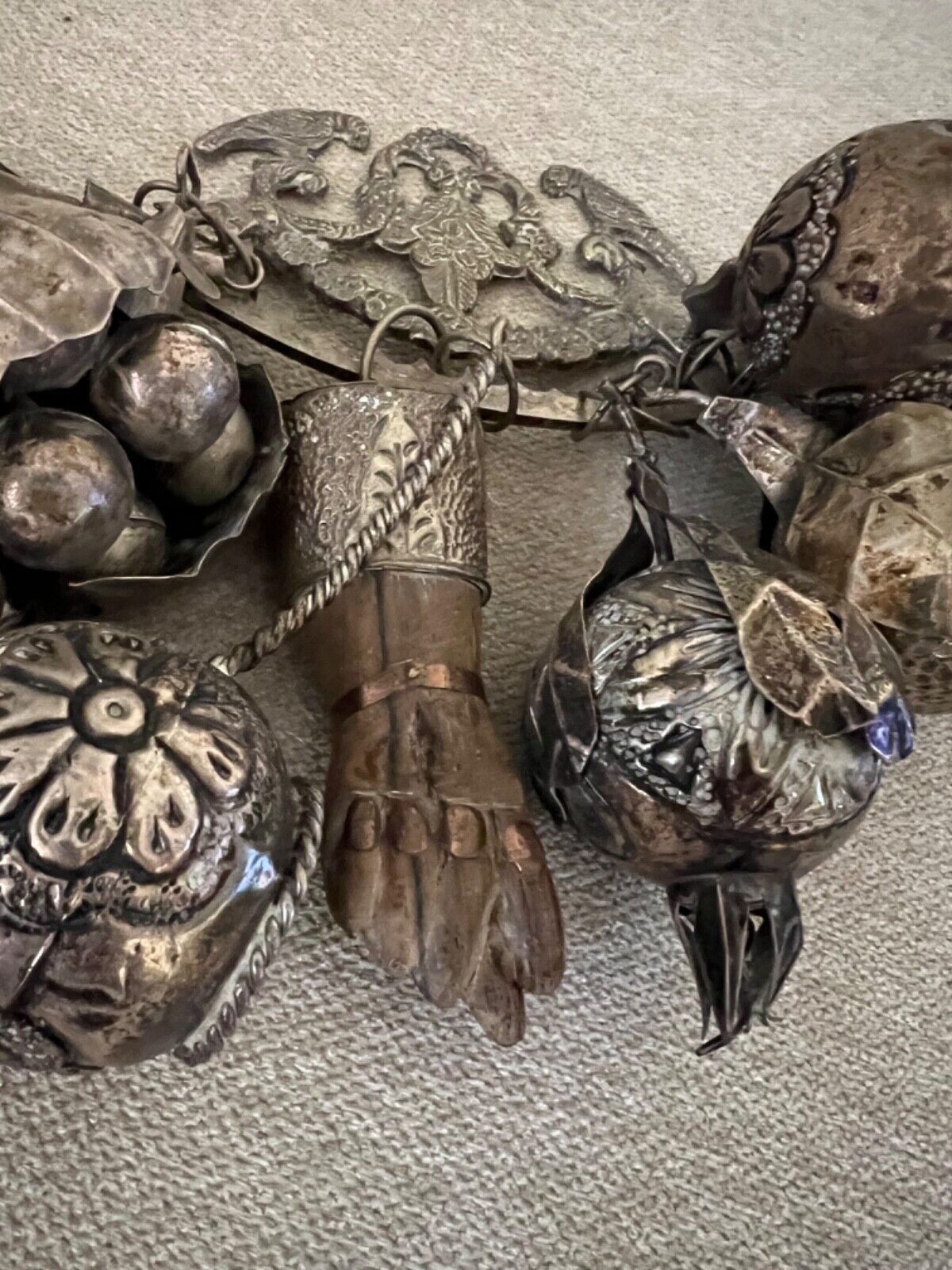 1800s Brazilian Penca de Balangandan Amulet Charm