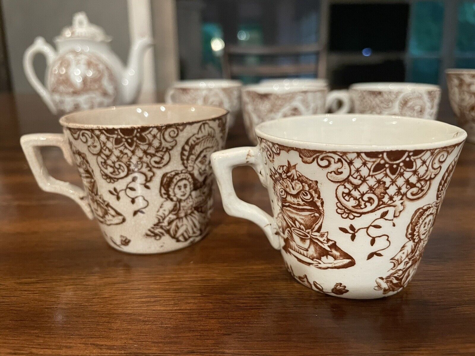 Vintage Punch & Judy Kids' Tea Set, 19 Pieces