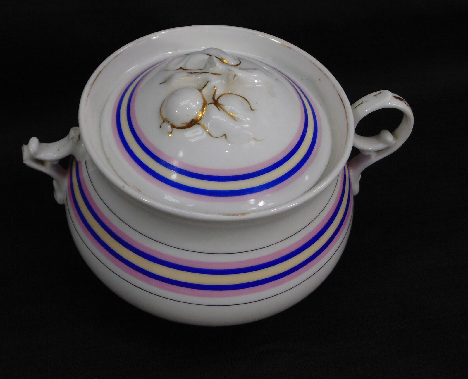 Art Deco Striped Tea Set - KPM Carl Tielsch