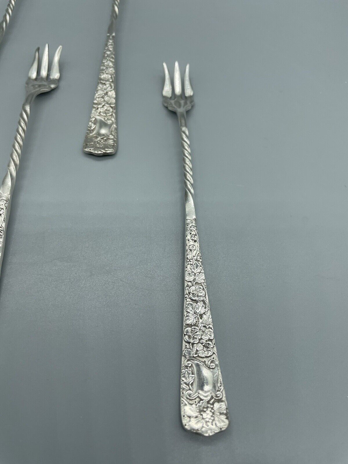 Set of 6 Antique Rogers Smith Seafood Forks