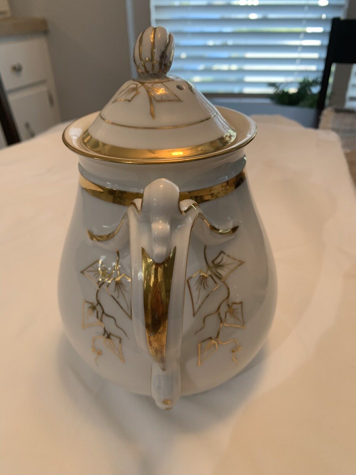 Antique Ch Field Haviland White & Gold Tea Set