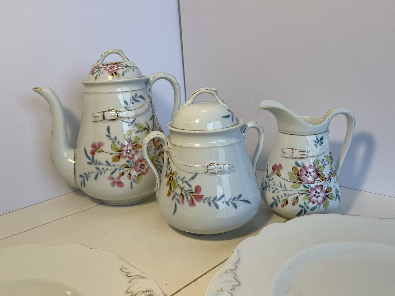 Antique 1800s Tea Set by Bruder Schwalb Carlsbad
