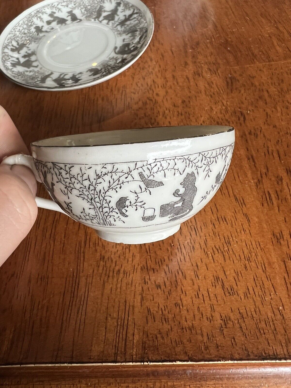 Vintage Nippon Child's Tea Set with Animal Motif