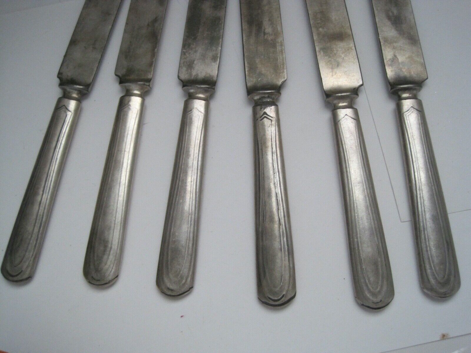 Antique Pinner Knife Set of 6, 1800s Era