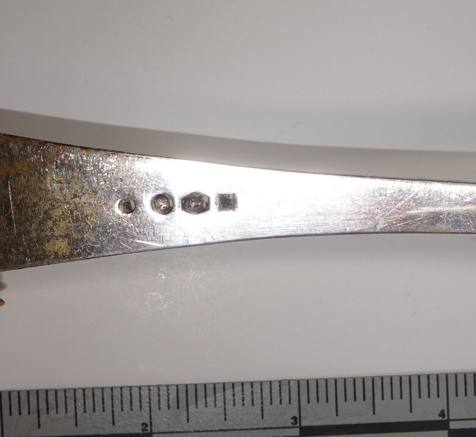 Early 1800s Dutch Silver Sifting Ladle