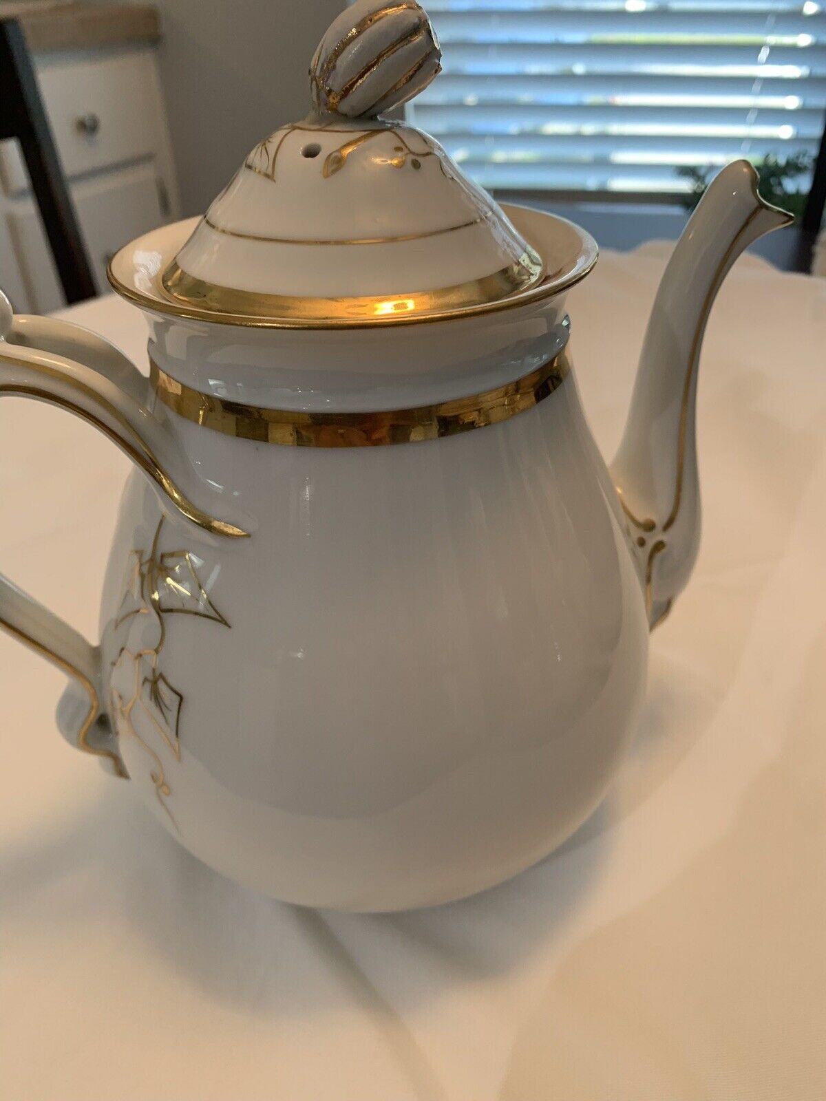 Antique Ch Field Haviland White & Gold Tea Set