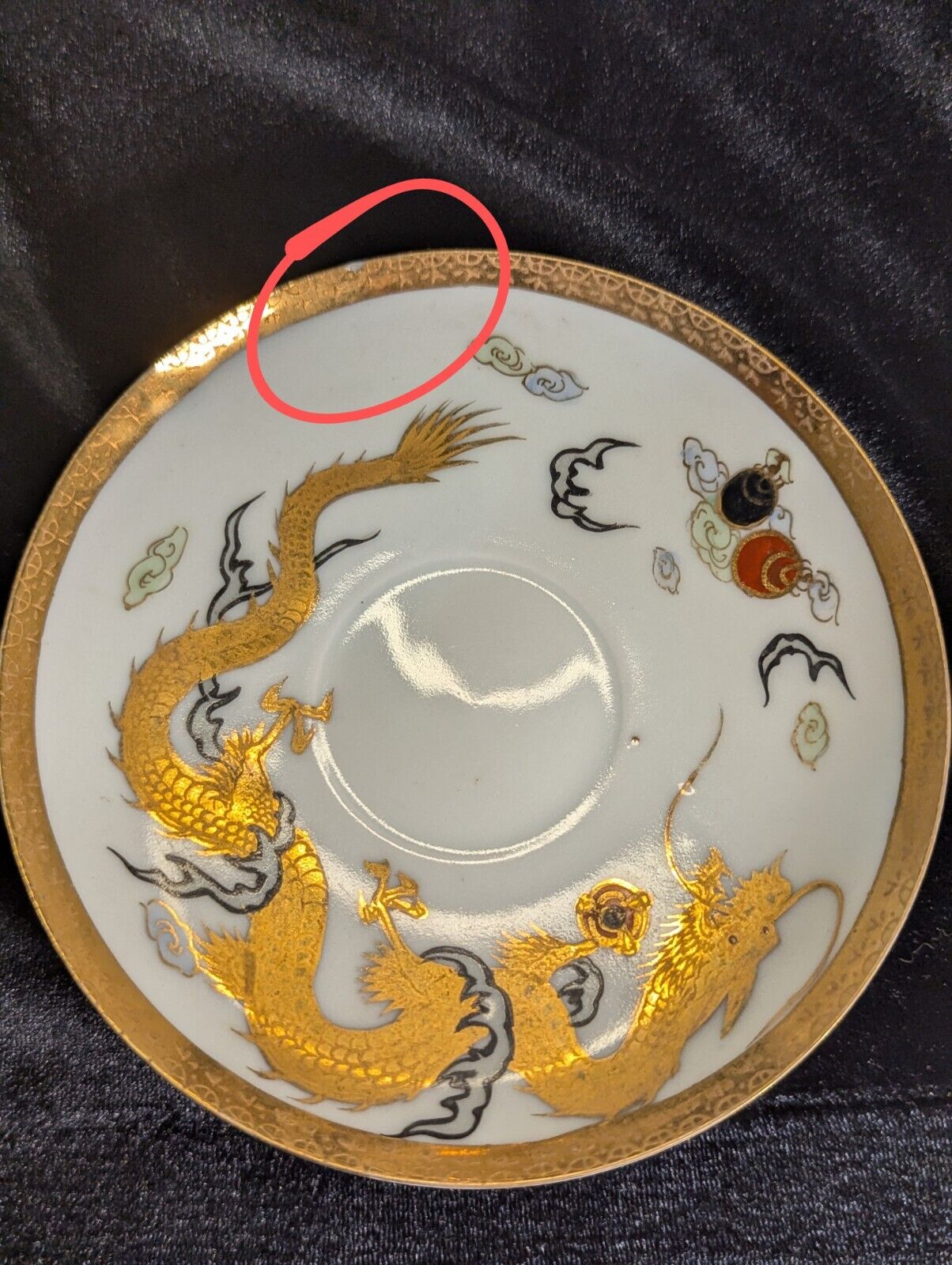 Nippon Imperial Hand-Painted Gold Dragon Tea Set
