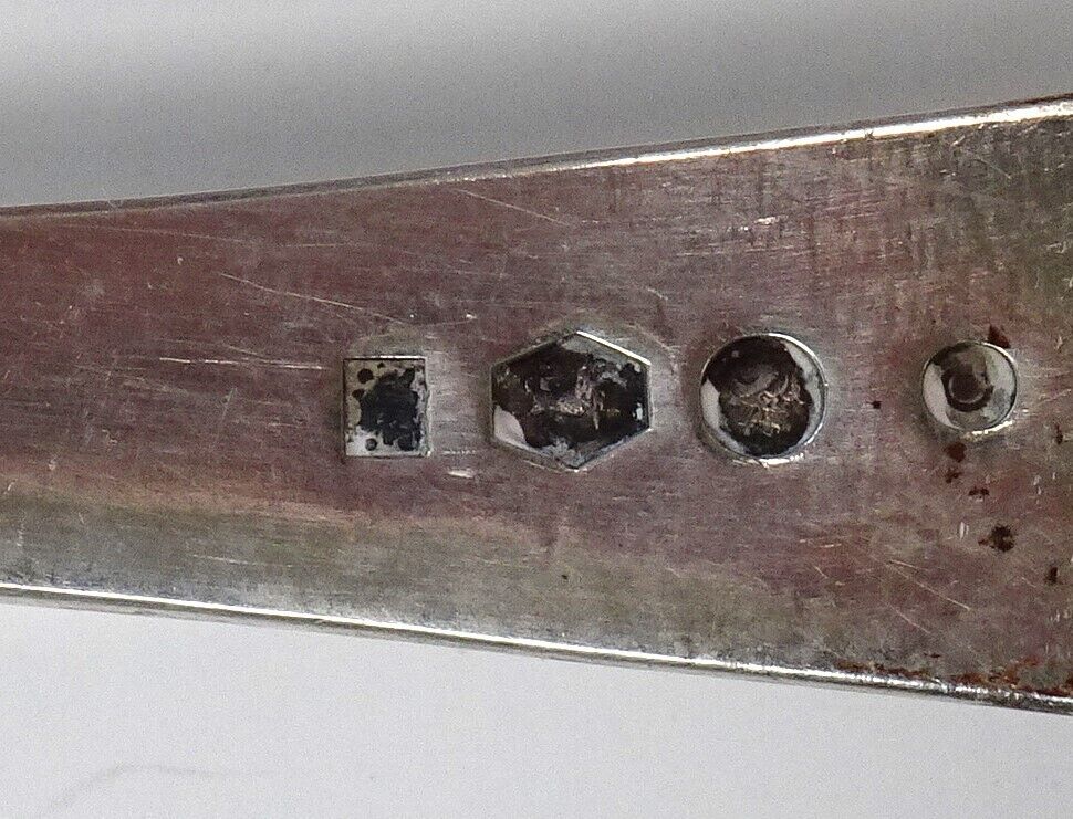 Early 1800s Dutch Silver Sifting Ladle