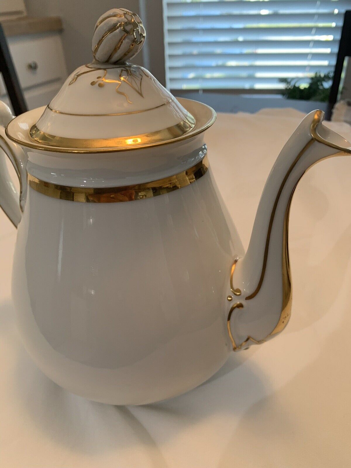 Antique Ch Field Haviland White & Gold Tea Set