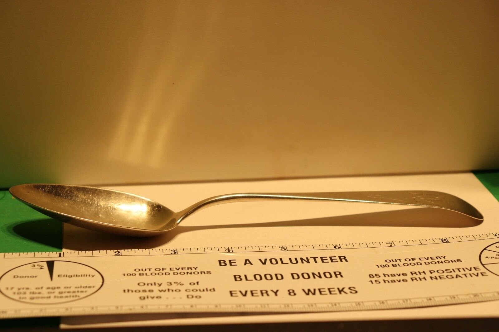 1800s British Silver Serving Spoon - 52.2 Grams