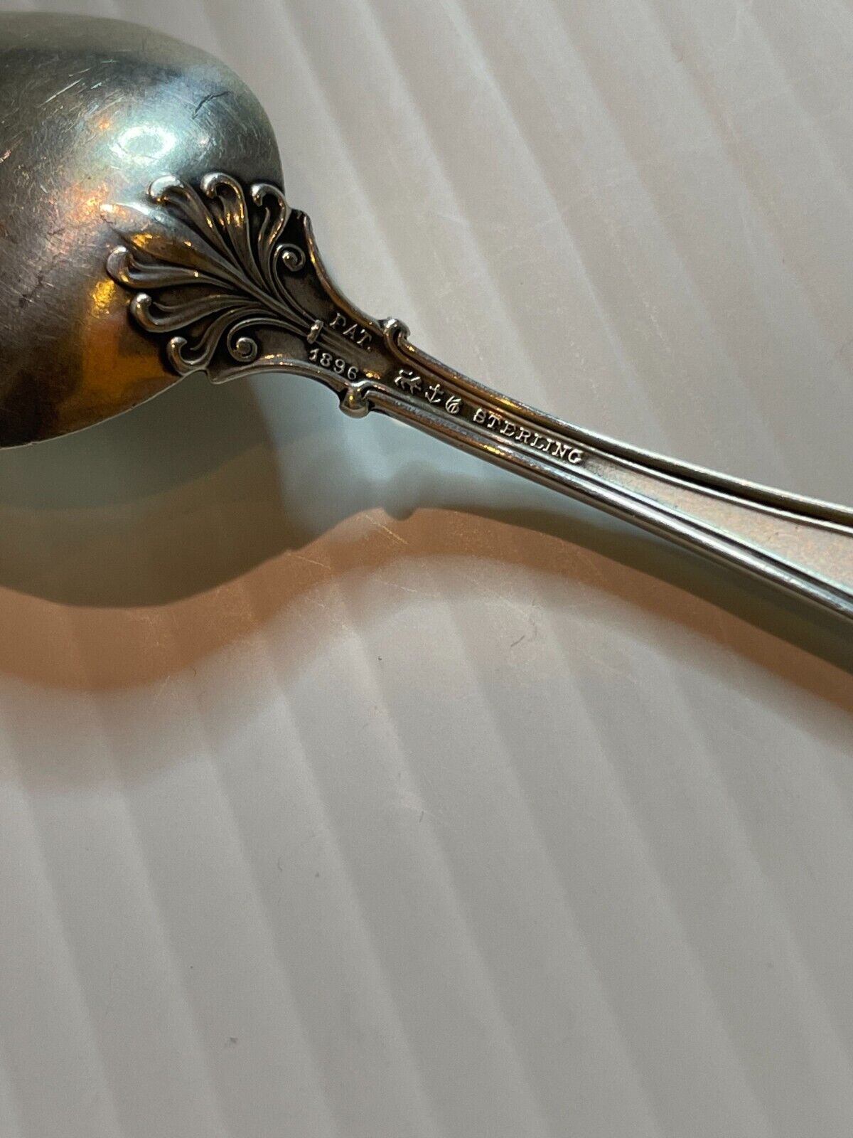 Antique Gorham 1896 Sterling Silver Teaspoon 5.5