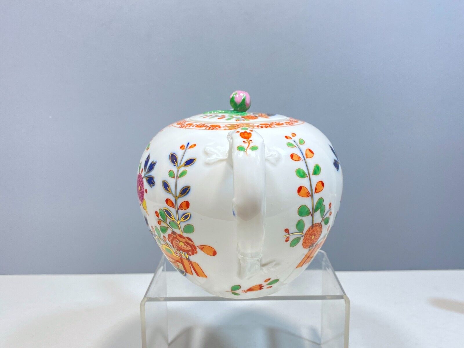 Antique Meissen Tea Service with Asian Design, 7 Pcs