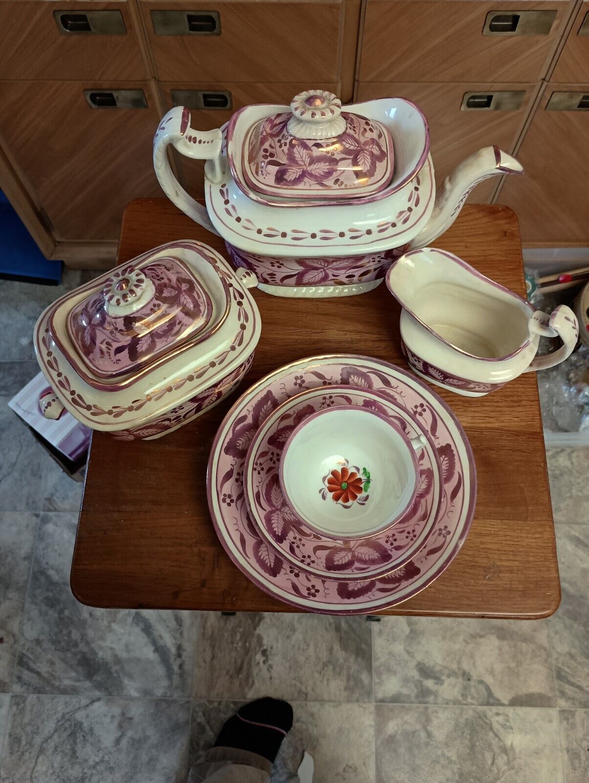 Early 19th Century Liverpool Tea Set – Lustreware