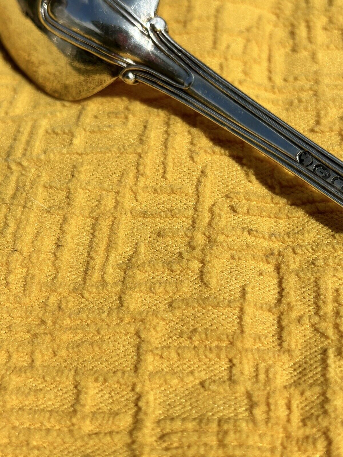 1800s Henry John Lias Sterling Silver Serving Spoon