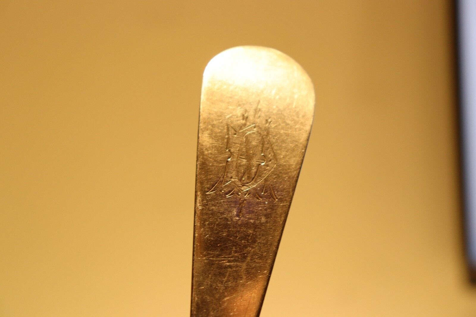 1800s British Silver Serving Spoon - 52.2 Grams