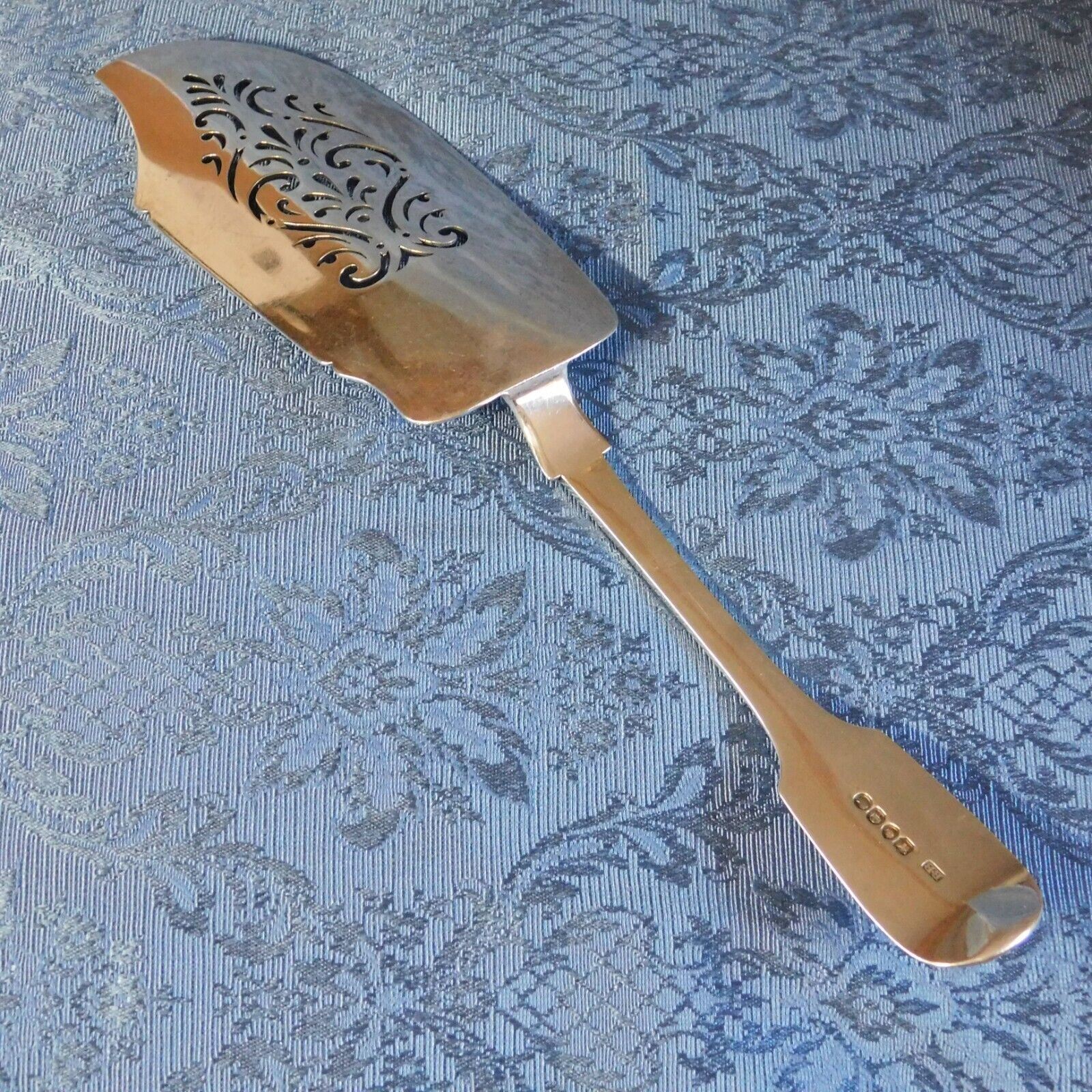 1800s Georgian Sterling Fish Server by Richard Britton