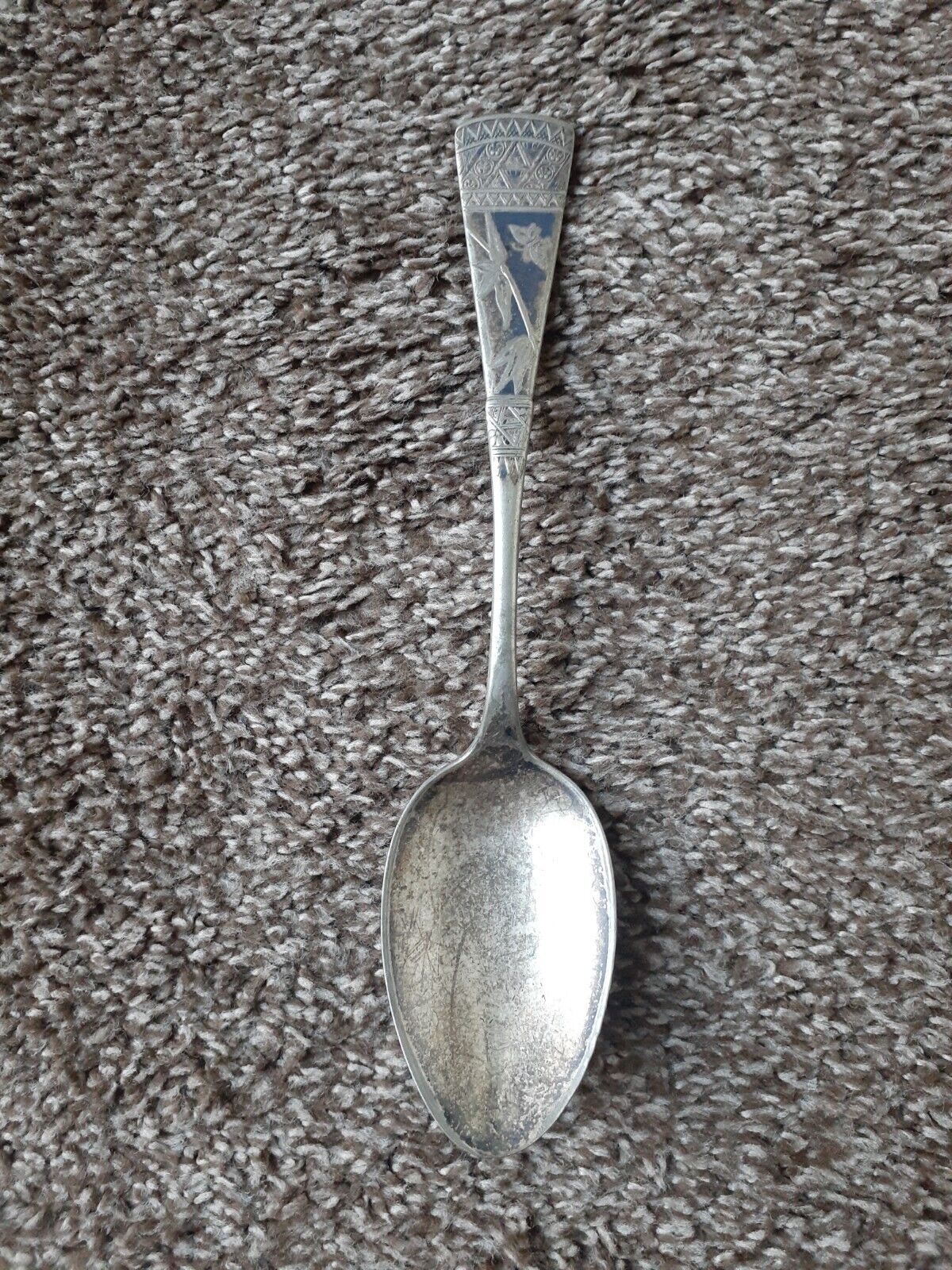 1800s Japanese Pattern Large Spoon by Roger's