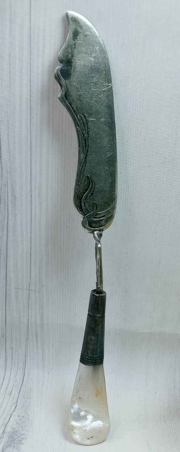 1800s Antique Mother of Pearl Bread Knife