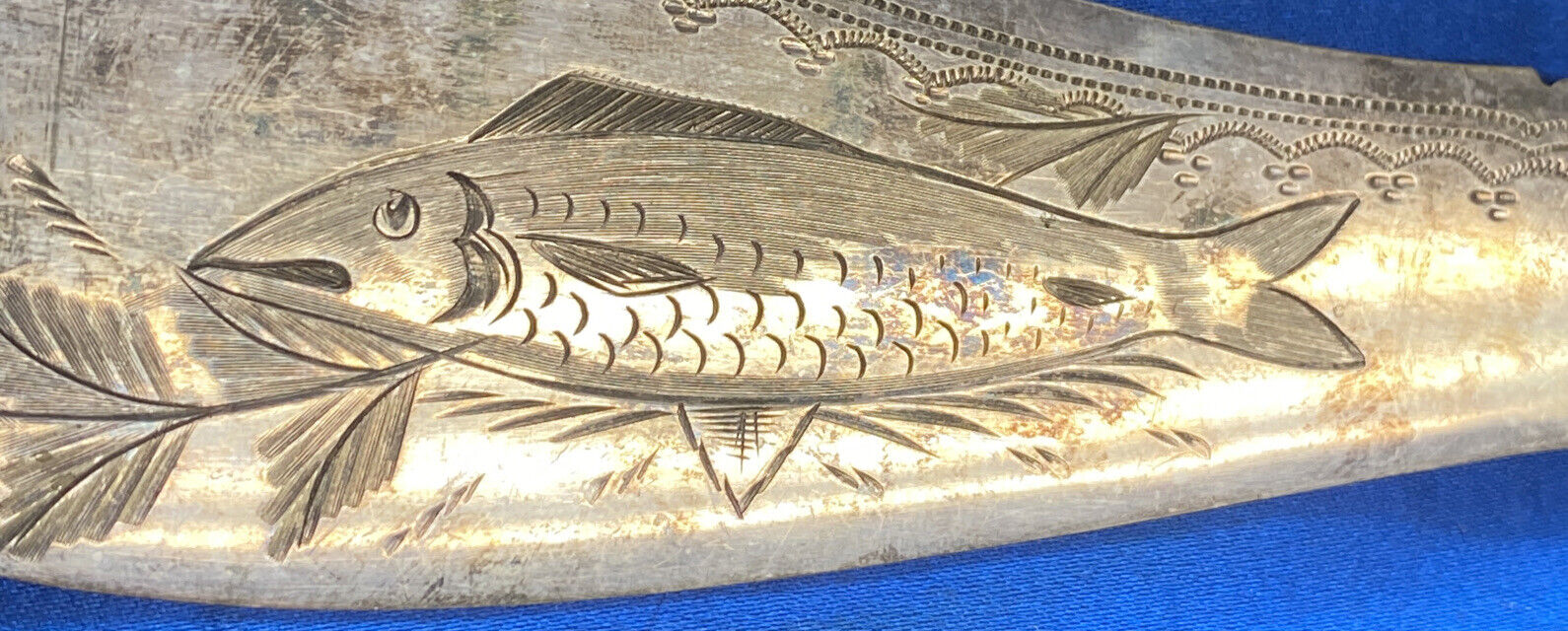 Victorian Silverplate Fish Knife and Fork Set