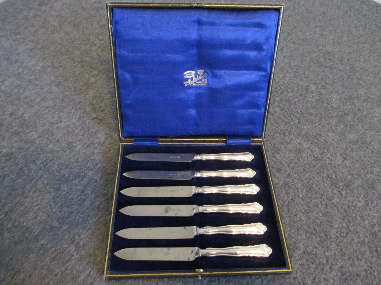 William Hutton Sterling Silver Fruit Knives Set