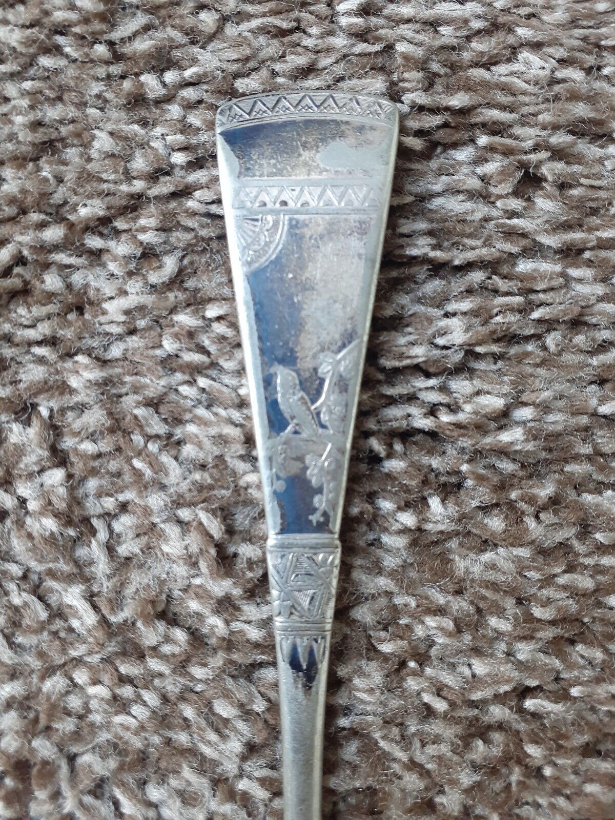 1800s Japanese Pattern Large Spoon by Roger's