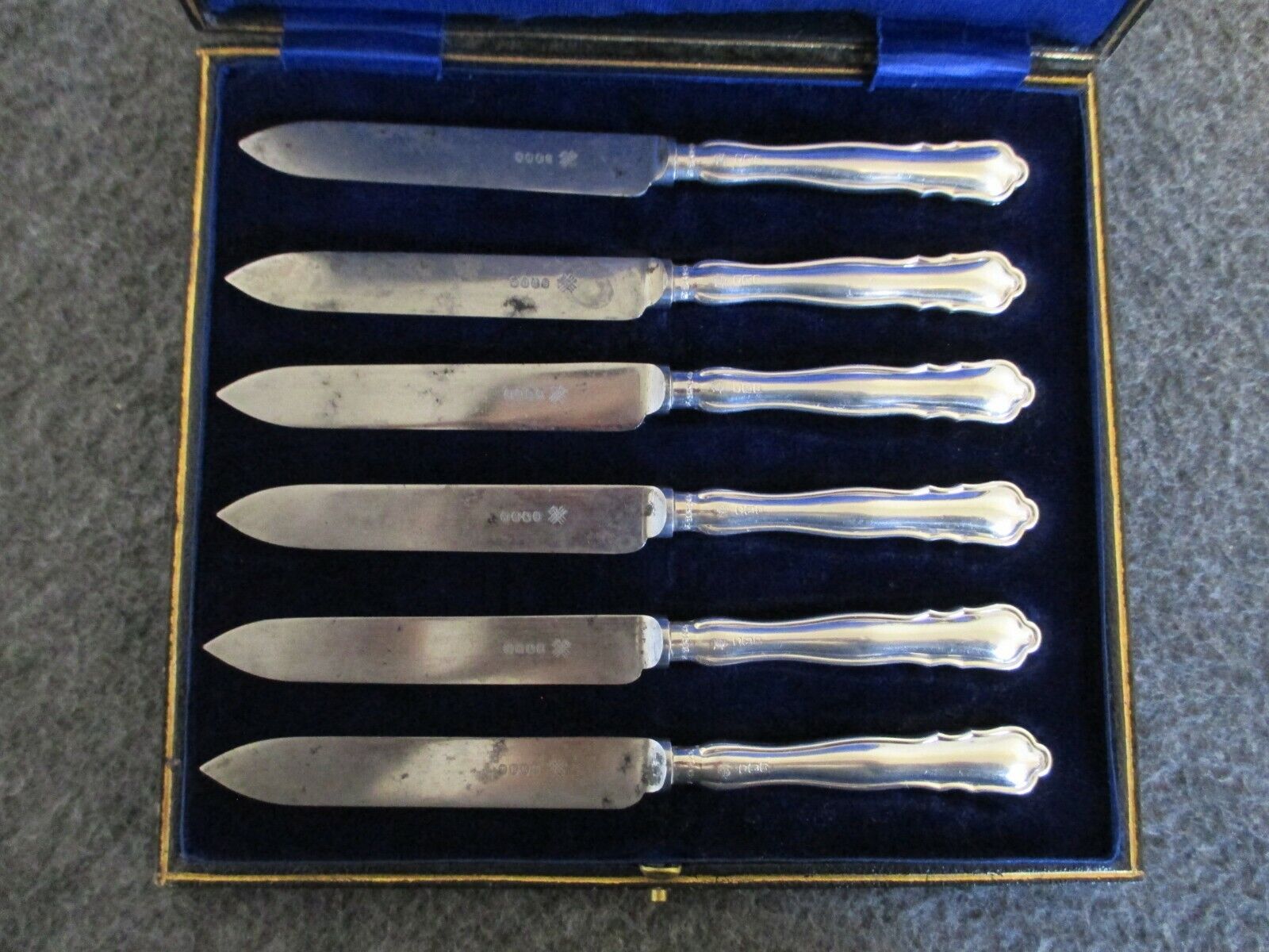 William Hutton Sterling Silver Fruit Knives Set