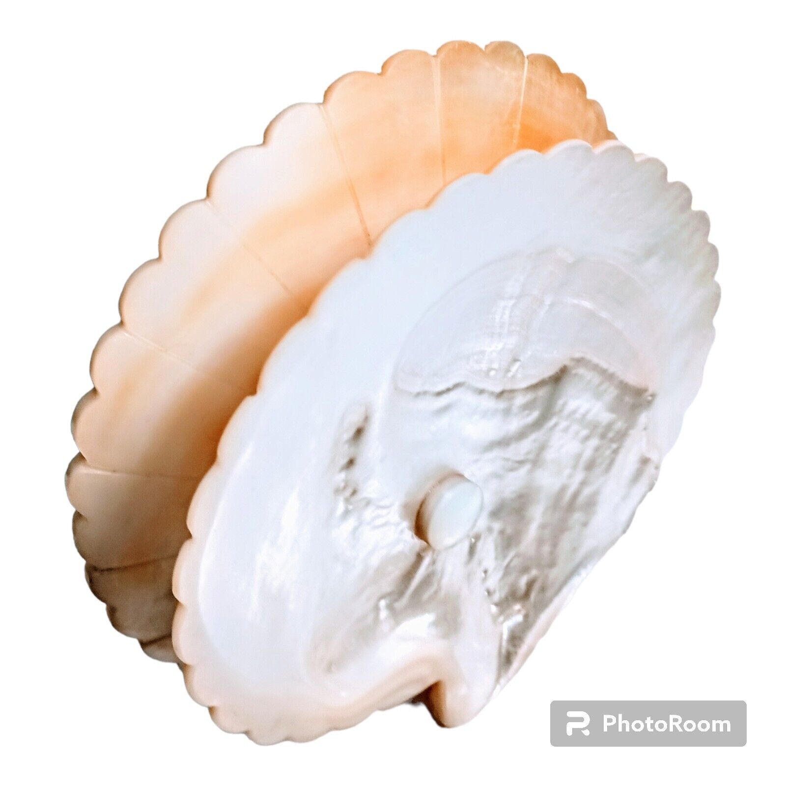 Victorian Art Nouveau Carved Seashell Dish