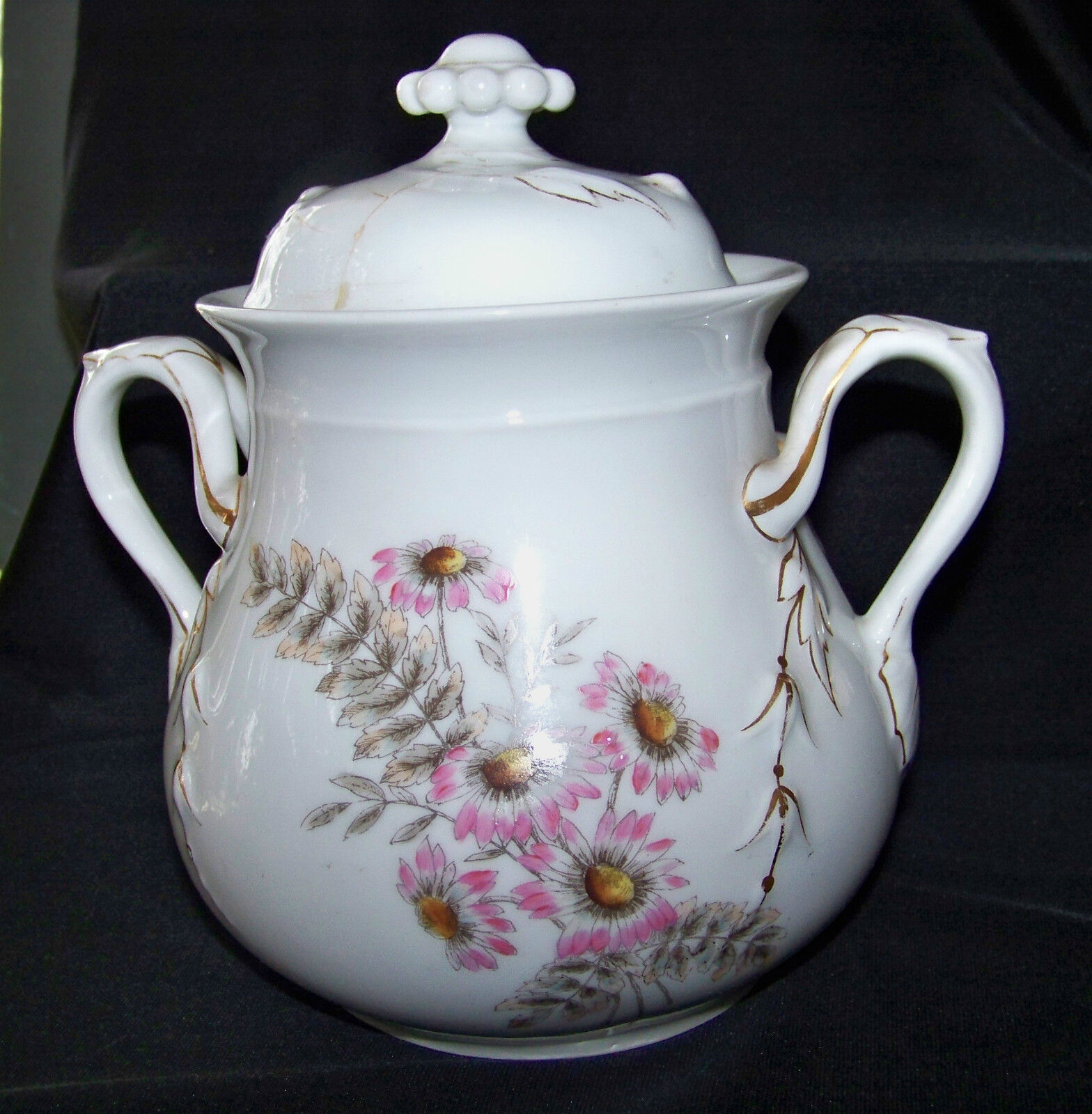 3-Piece Late 1800s Limoges Tea Set