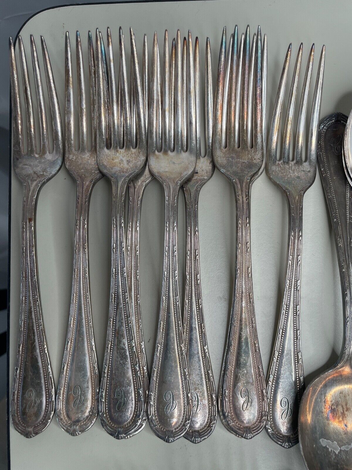 Gorham Empire Vintage Silver Plate Flatware Set