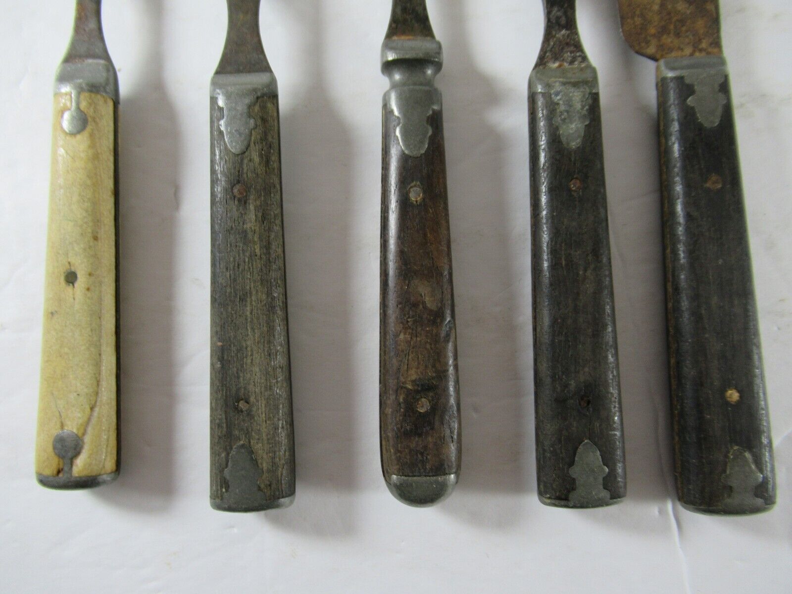 Civil War Era 3-Prong Forks and Knife Set