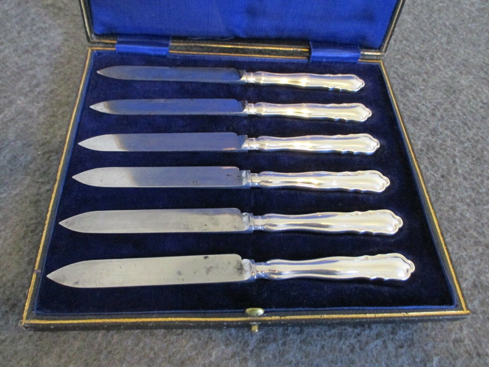 William Hutton Sterling Silver Fruit Knives Set
