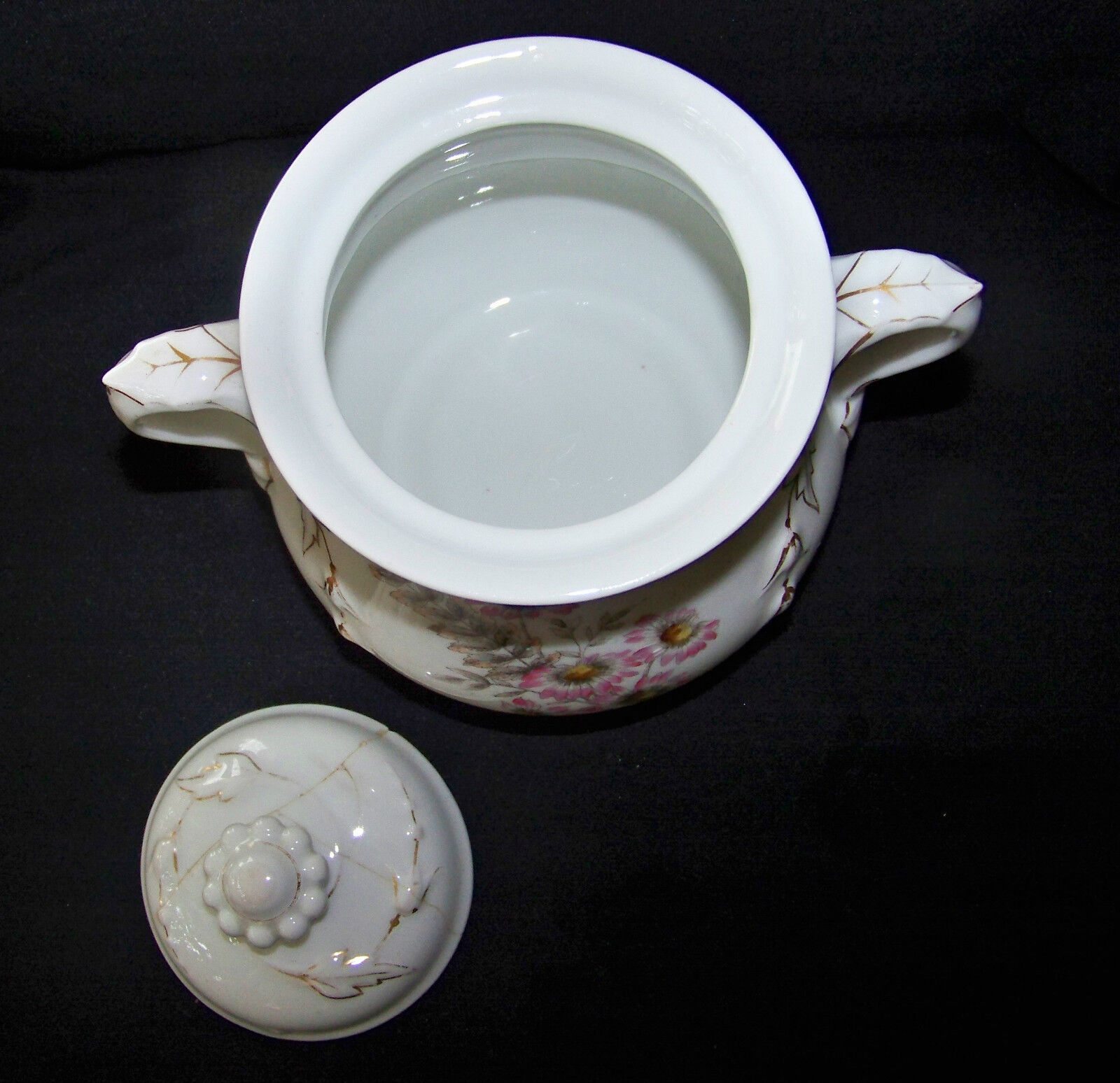 3-Piece Late 1800s Limoges Tea Set