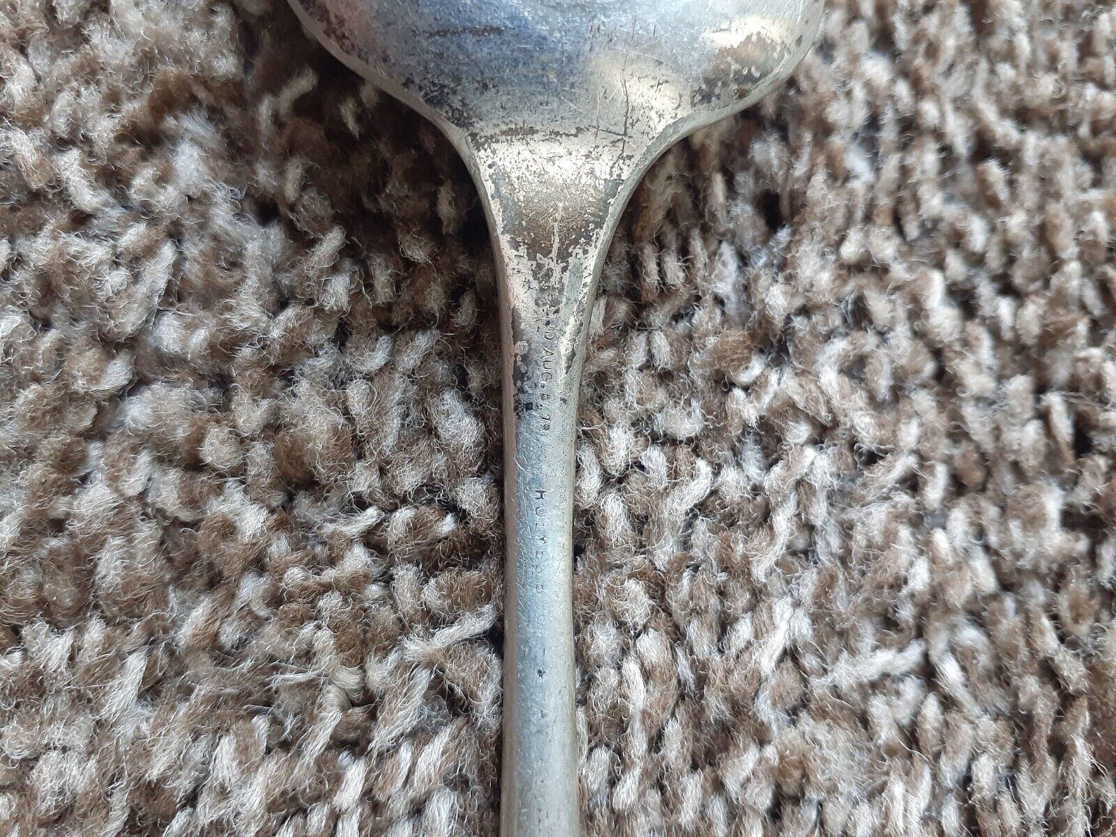 1800s Japanese Pattern Large Spoon by Roger's