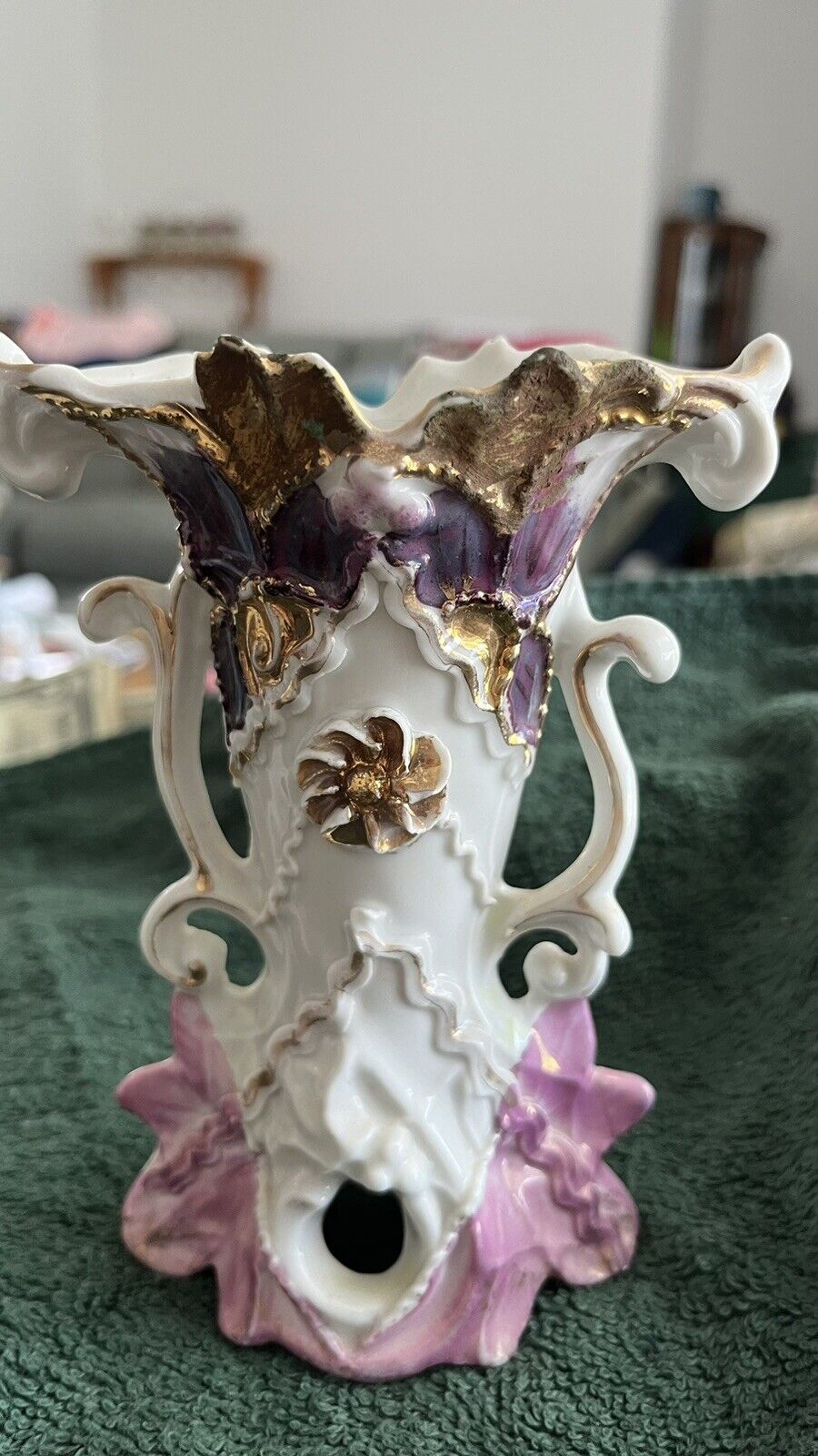 Early 1900s Vintage Pair of Vases