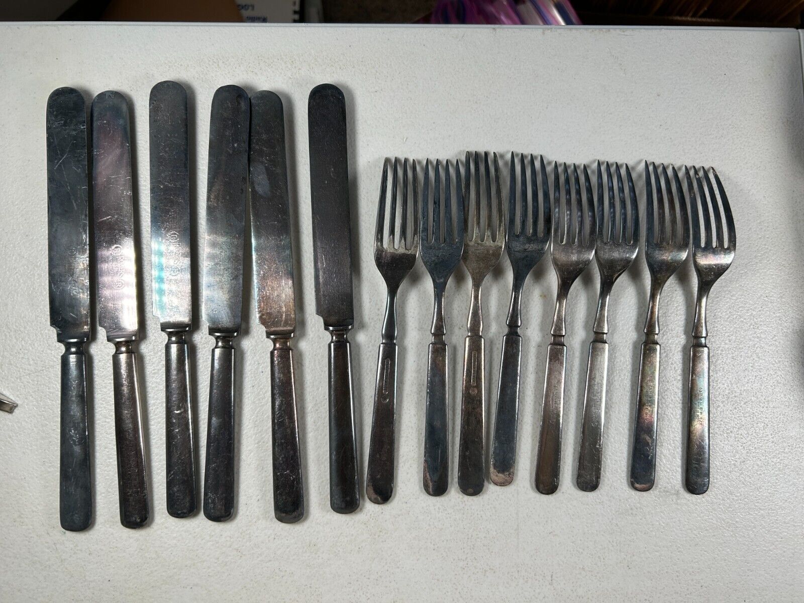 Vintage 1900's Rogers 1881 Silverware Flatware Set