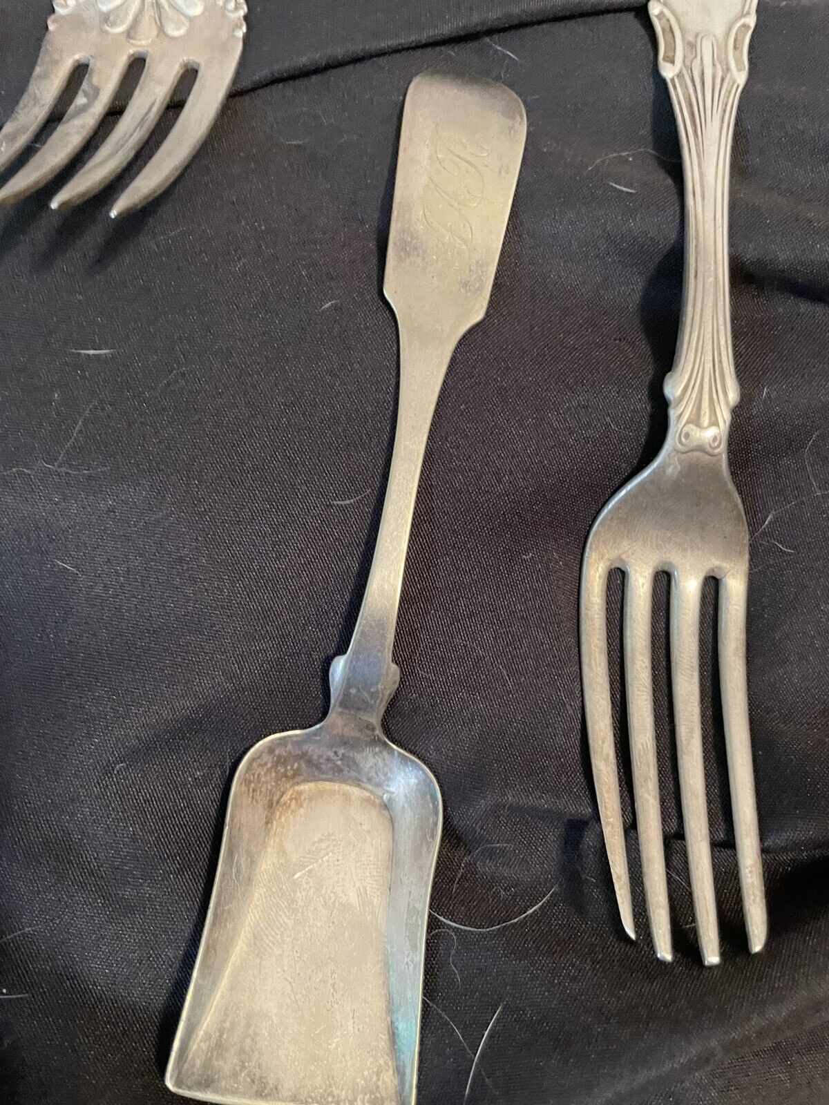 Collection of 8 Antique Silverplate Utensils