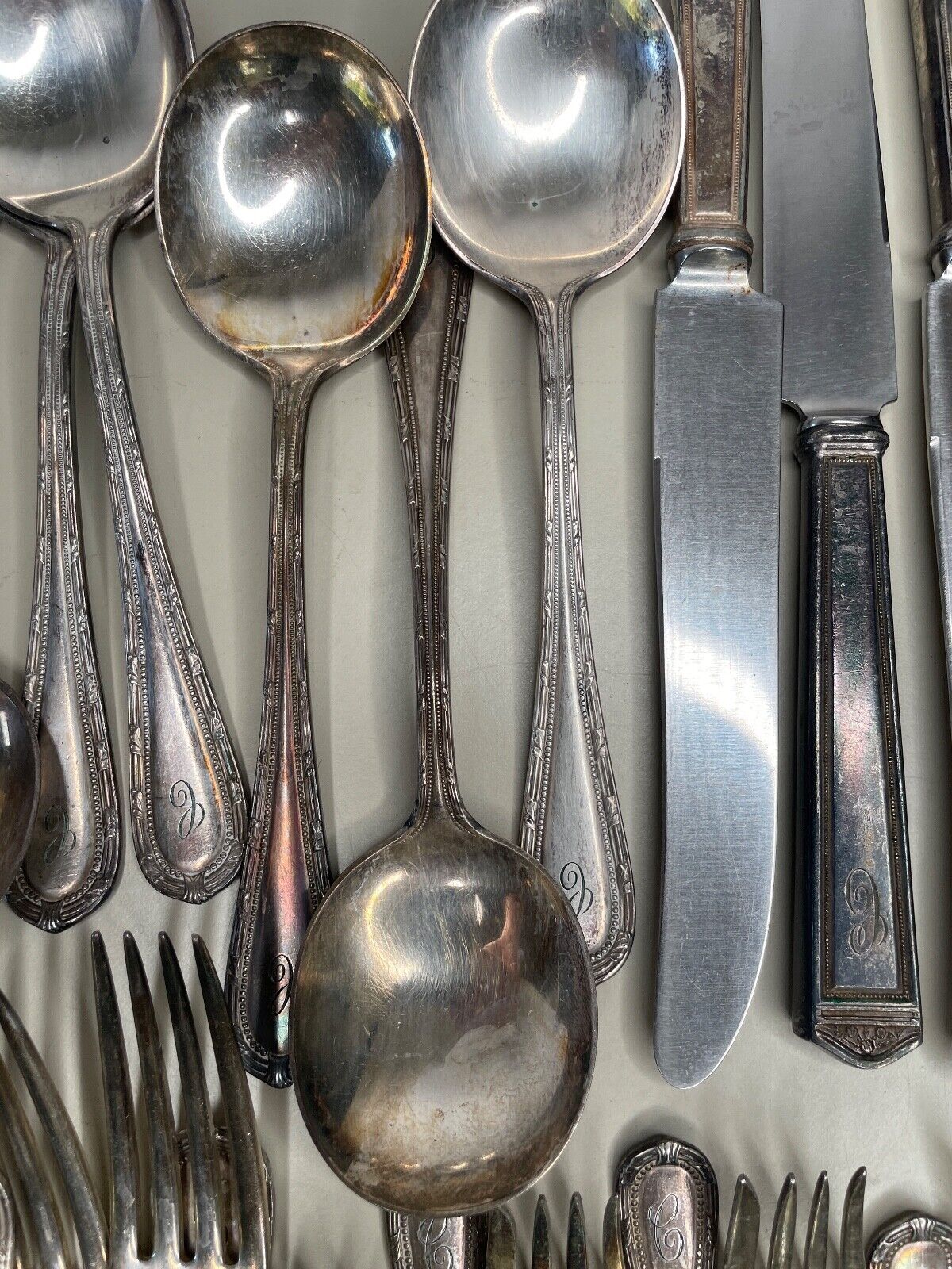 Gorham Empire Vintage Silver Plate Flatware Set