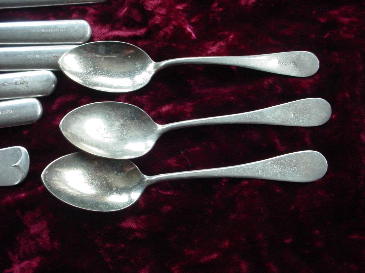 1800s I.O.O.F Flatware Set by R.H. White