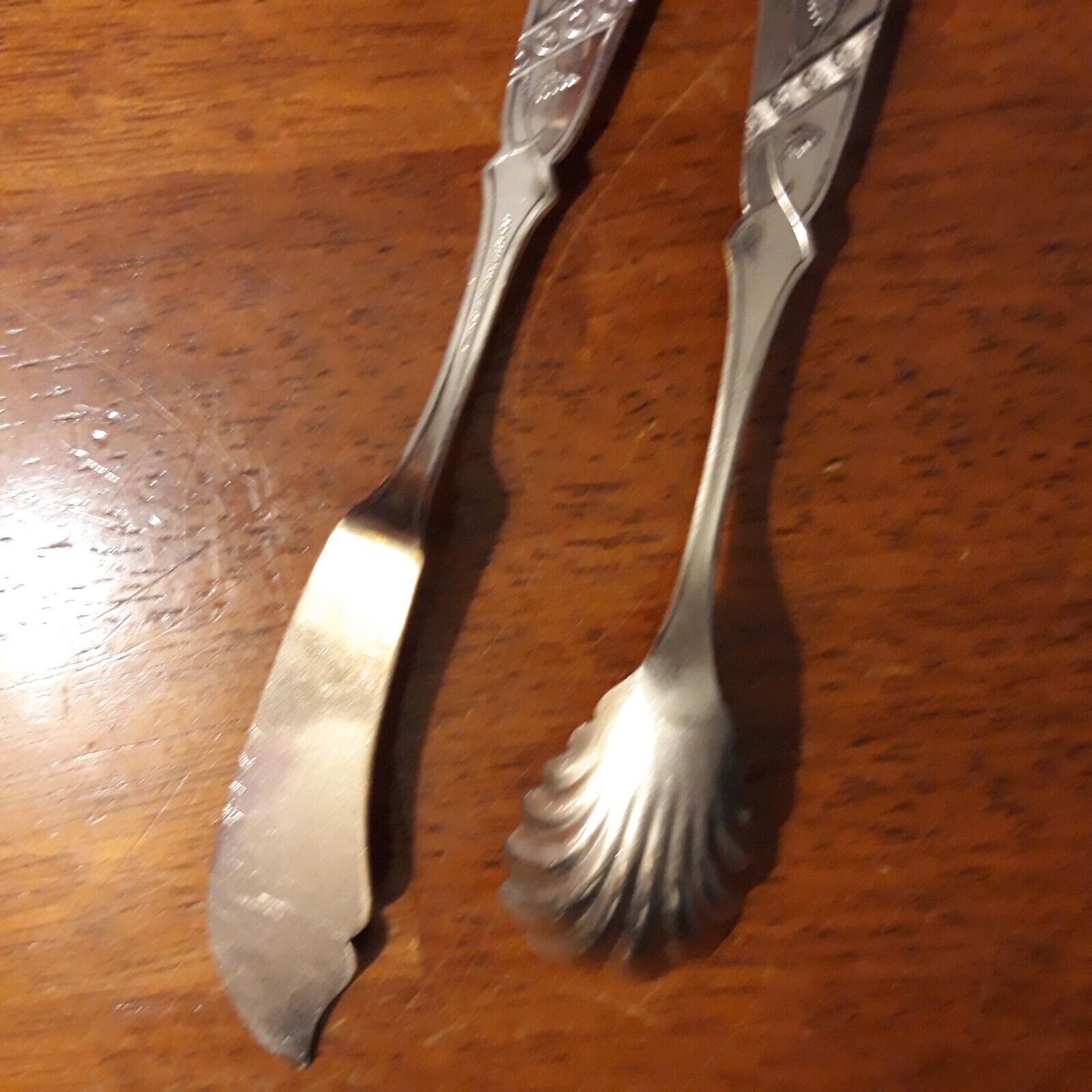 Vintage M' N Sterling Co. Butter Knife & Spoon