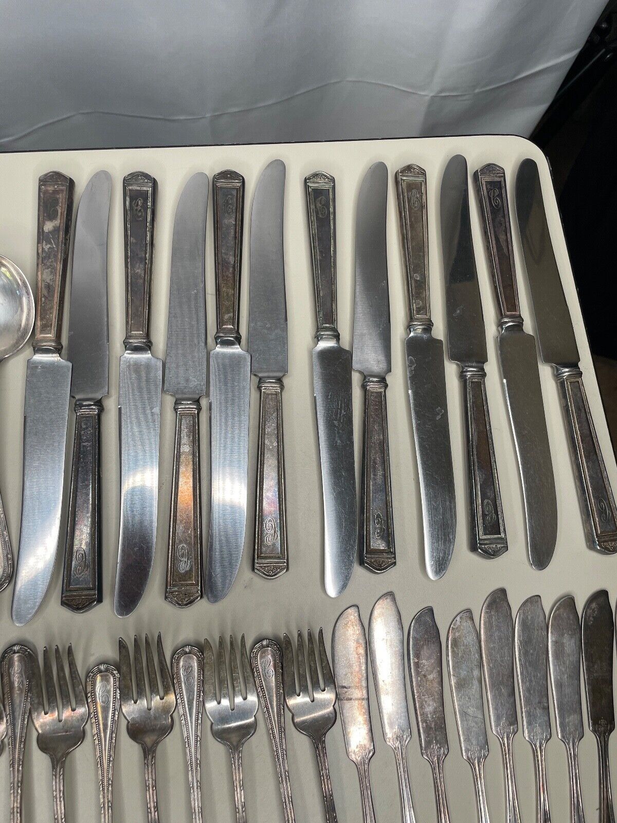 Gorham Empire Vintage Silver Plate Flatware Set