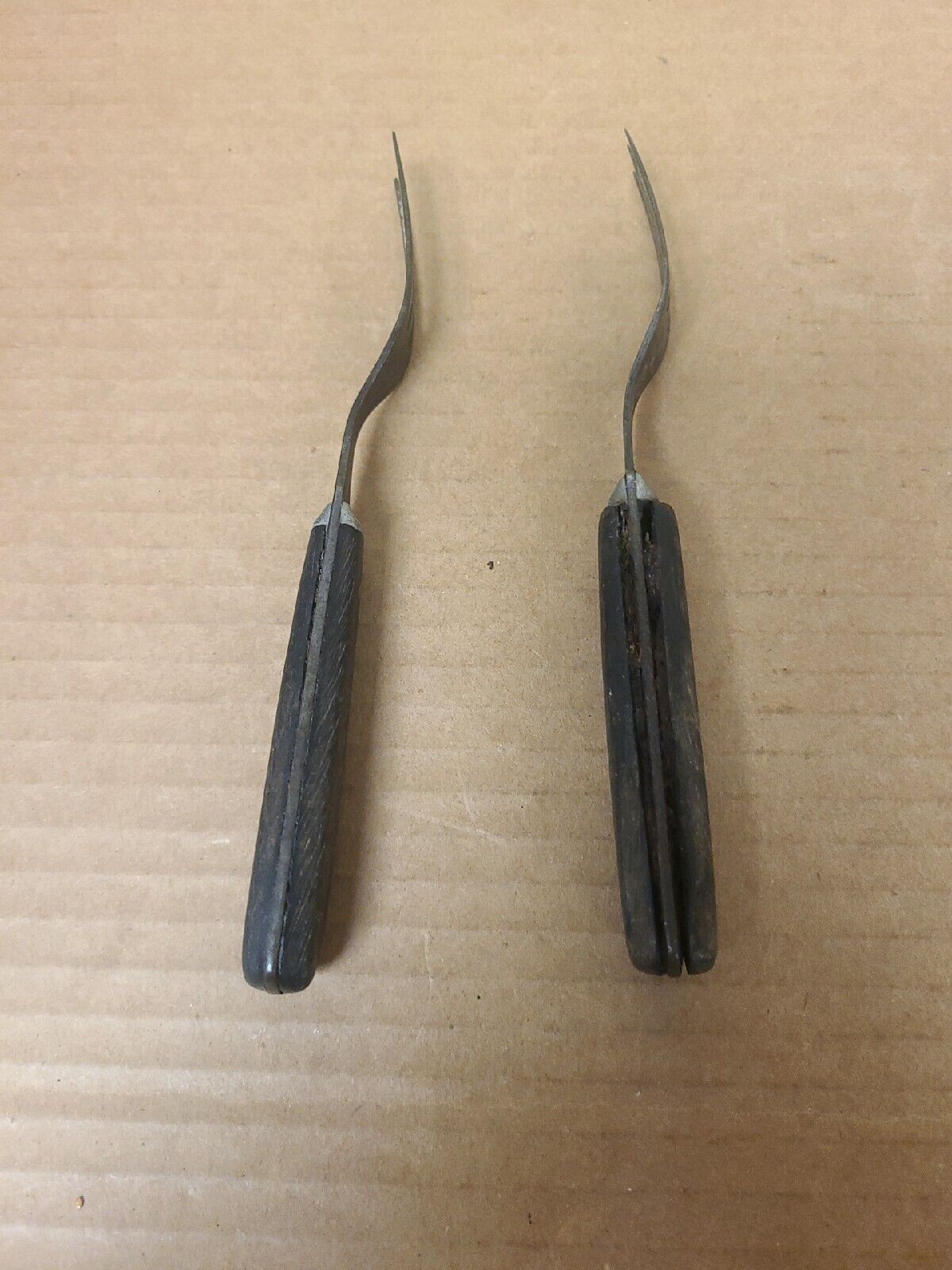 Antique 19th Century Civil War Era Tine Forks