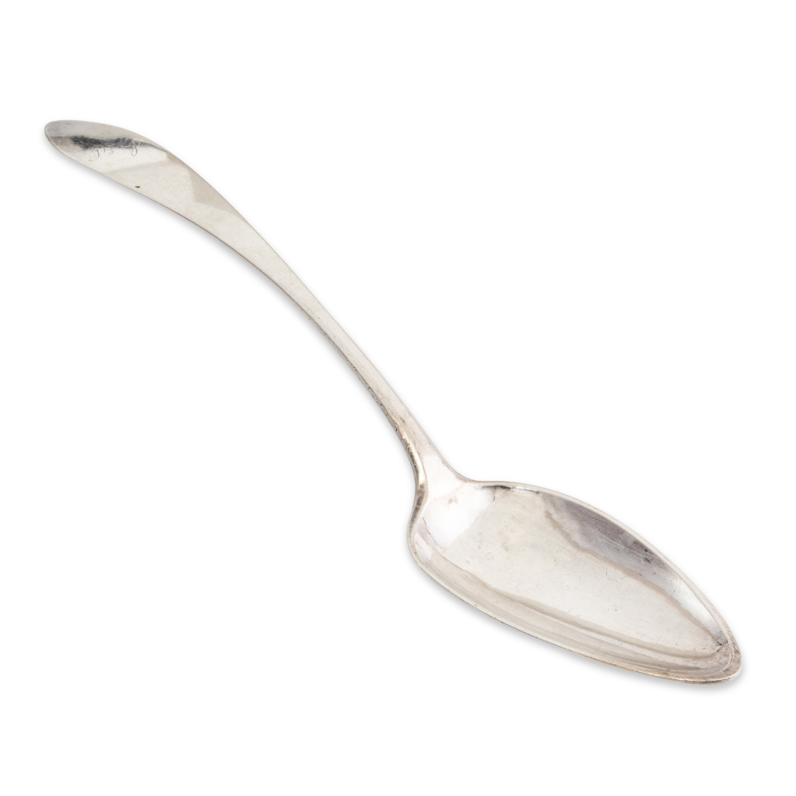 18th Century Altman Silver Serving Spoon, Pointed End