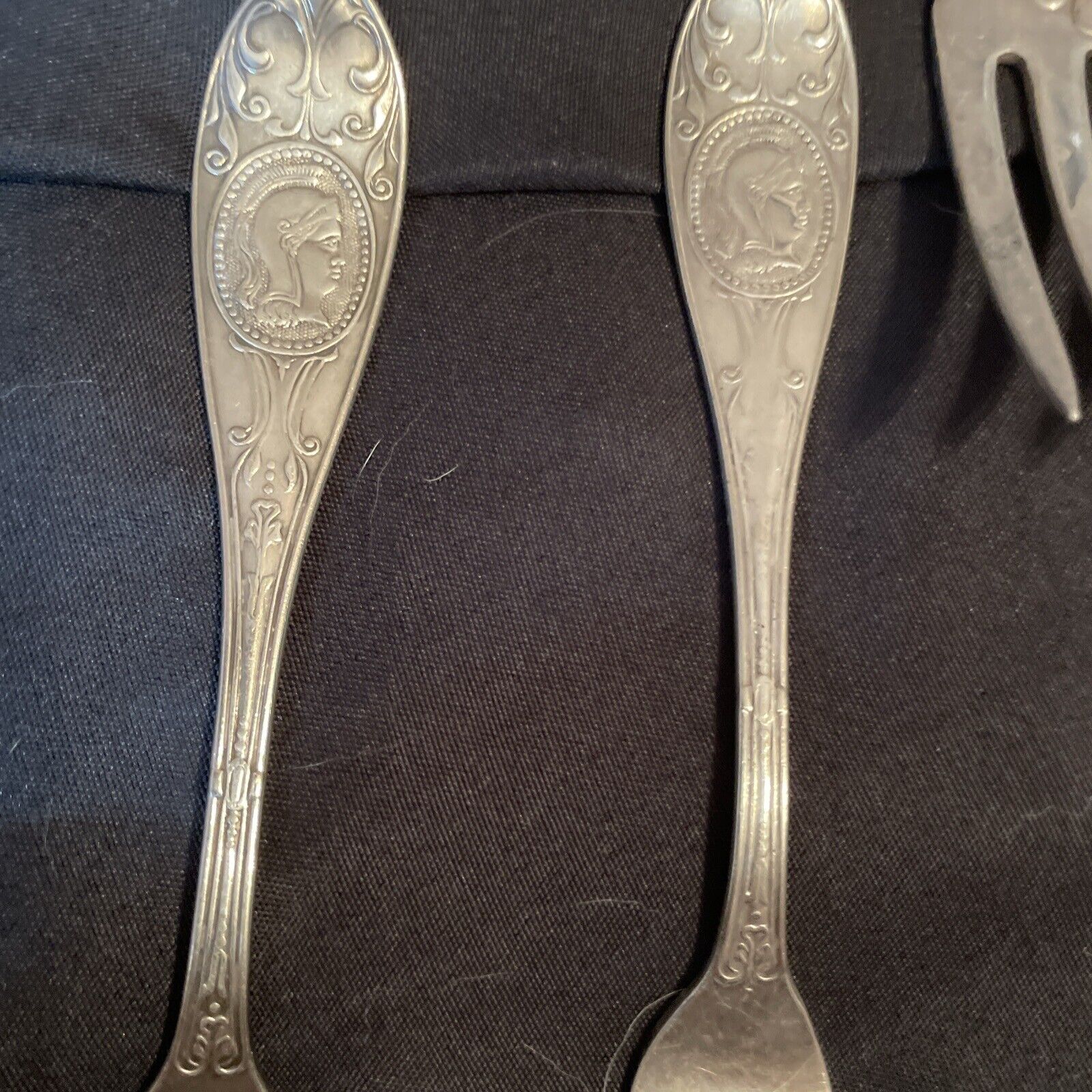 Collection of 8 Antique Silverplate Utensils