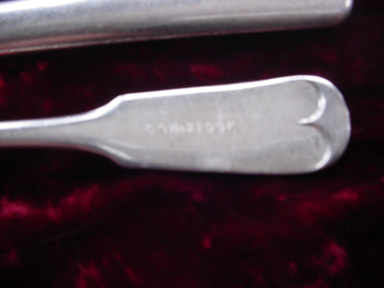 1800s I.O.O.F Flatware Set by R.H. White