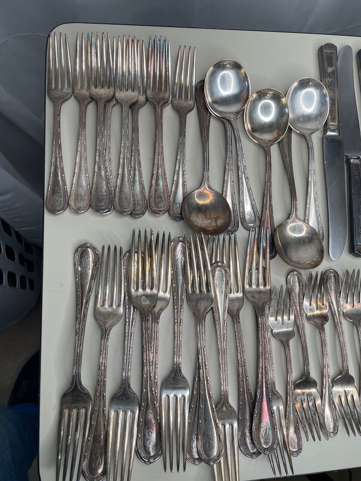 Gorham Empire Vintage Silver Plate Flatware Set
