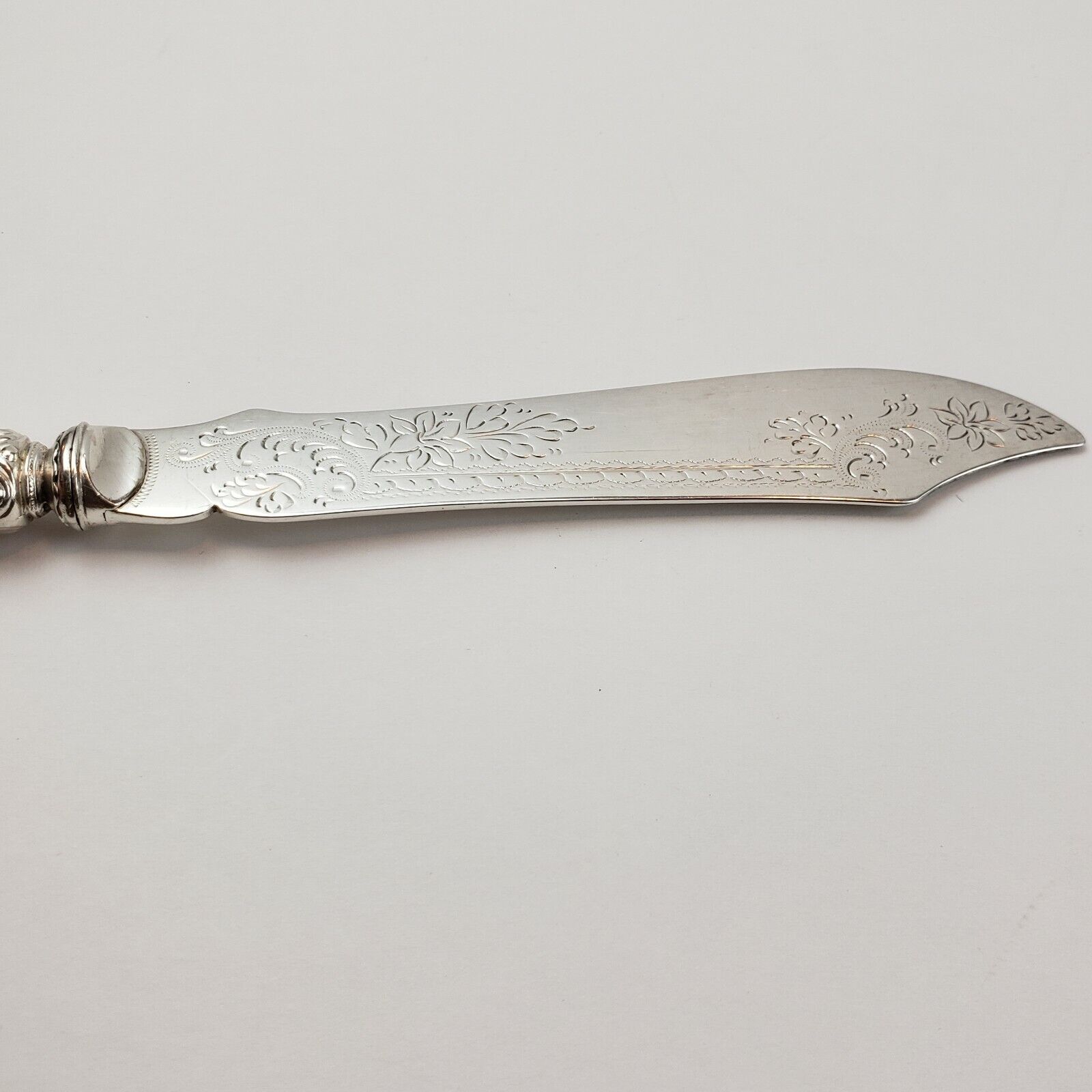 Victorian Bone Steel Knife Fork Set 1800s