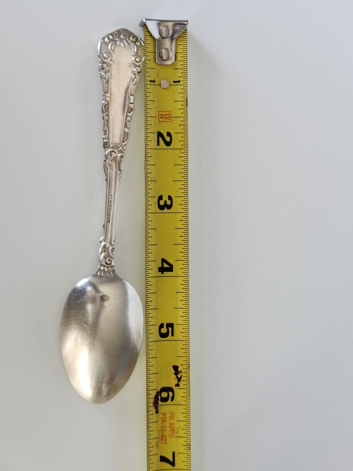Pair of Vintage Wm Rogers Ornate Silver Spoons