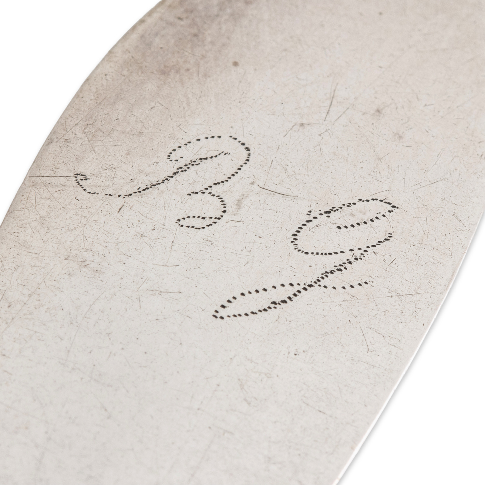 18th Century Altman Silver Serving Spoon, Pointed End