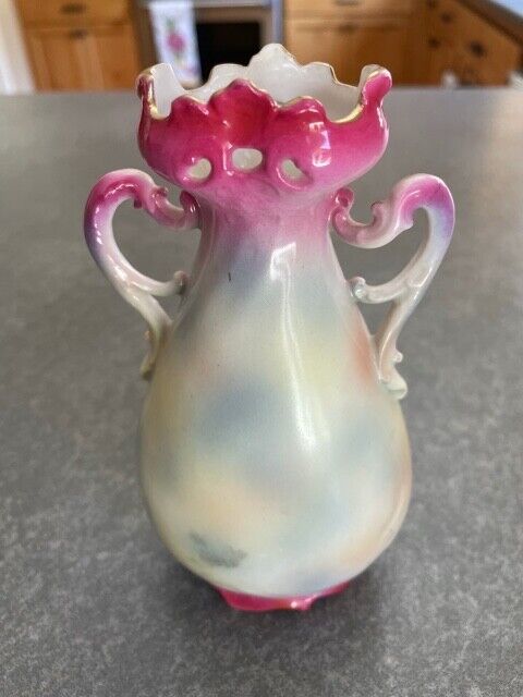 Early 1900s Royal Bayreuth Bavaria Rose Vase